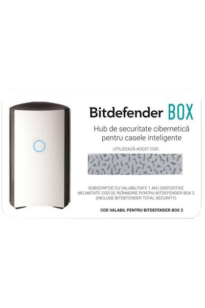 BITDEFENDER Κάρτα αποκάλυψης συνδρομής BOX απεριόριστη, 1 έτος