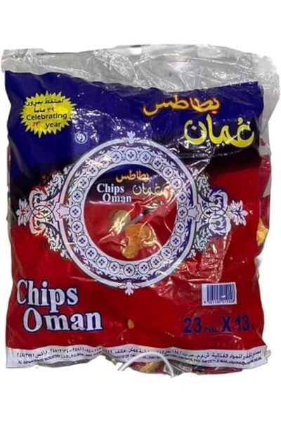 OMAN رقائق البطاطس بنكهة الفلفل الحار - 23×13 جرام