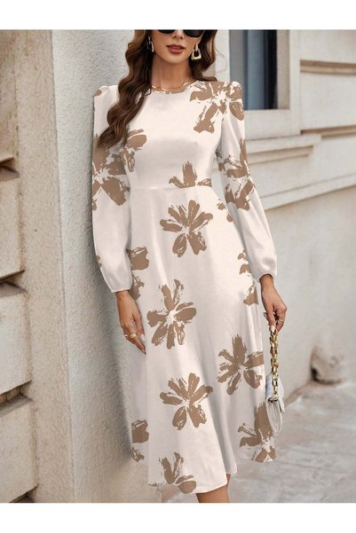 Sheya Rochie midi, mix culori