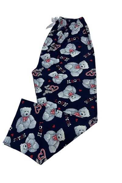 sellim Plus Size Battal Single Pajama Bottoms