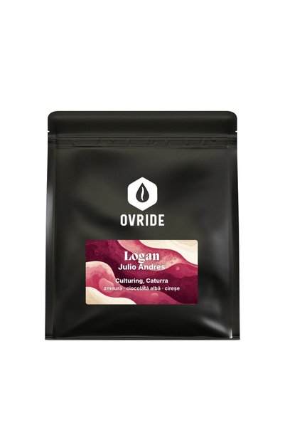 OVRIDE Cafea boabe Logan - Colombia, 500 g