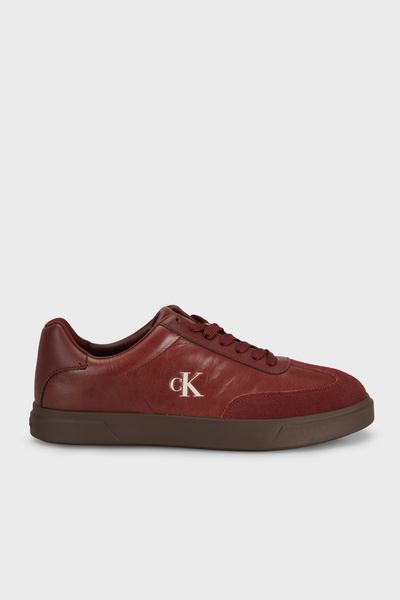 Calvin Klein Deri ve Süet Sneaker Ayakkabı HW0HW032260HE Kadın AYAKKABI HW0HW...