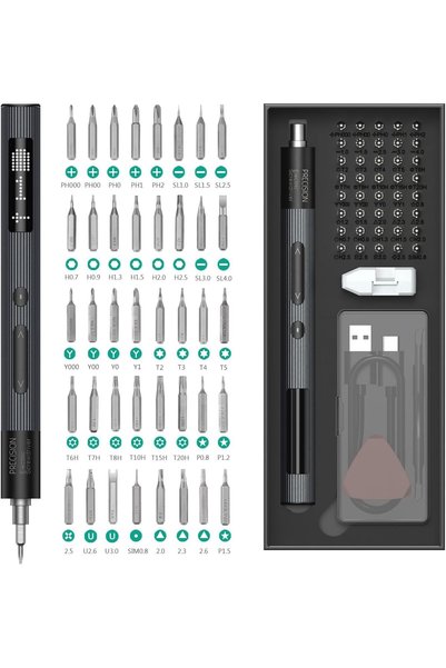 NALACAL Rechargeable Electric Screwdriver Set, 50 in 1 Cordless Precision Scr...