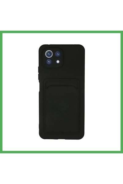 Nur store Çanta Mi 11 Compatible Case Kelvin Silicone with Business Card Hold...