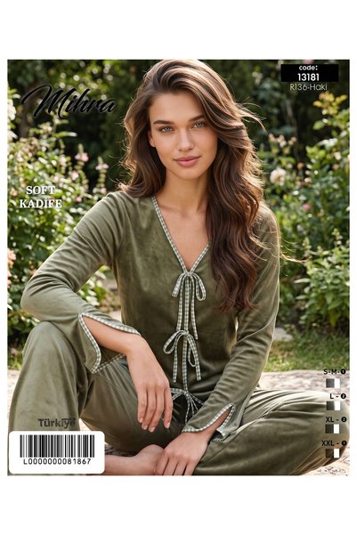 Kadife pijama takımı