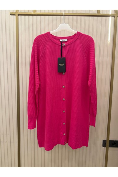 Nuss ÇİZGİLİ MERSERİZE HIRKA BOY 88 CM