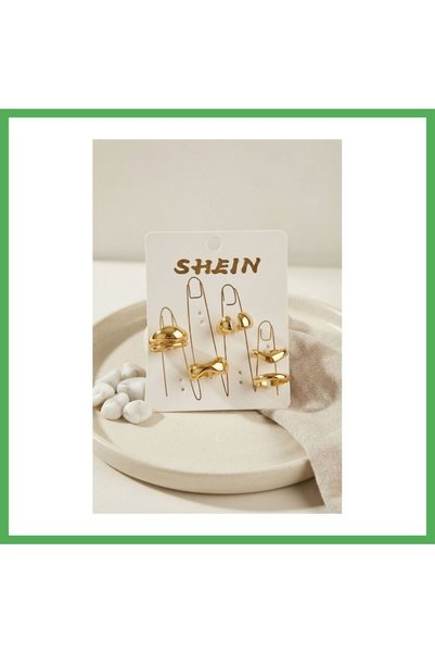 Nur store Çanta Gold Color Brass Bohemian Ring Combination Byk4270 Bezoss