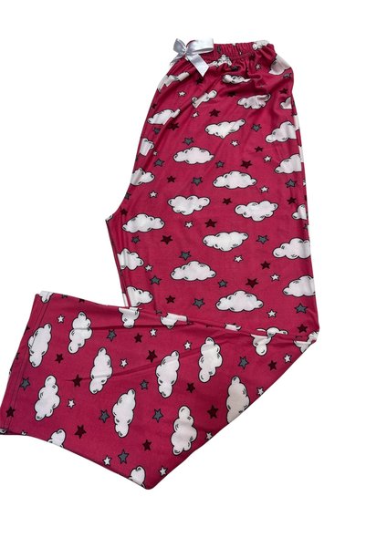 sellim Plus Size Battal Single Pajama Bottoms