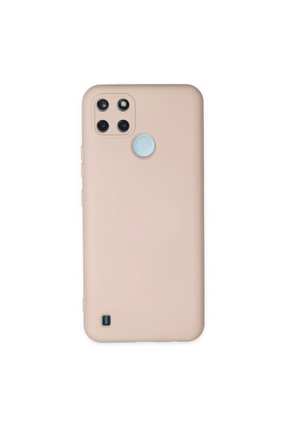 Bezos Realme C25Y Case Nano Inside Velvet Silicone - Powder