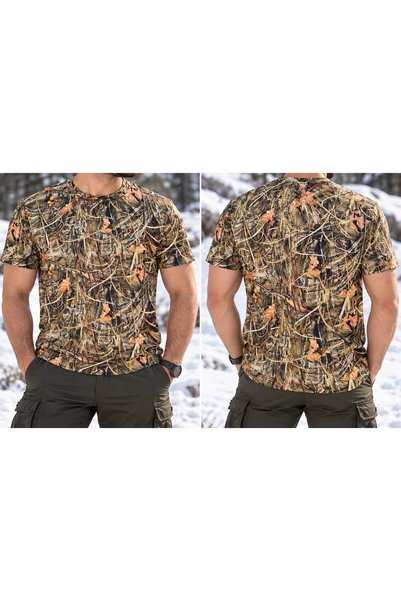 BeyzDenim Tricou camuflaj ORMAN SAZ, material special anti-transpirație și hi...