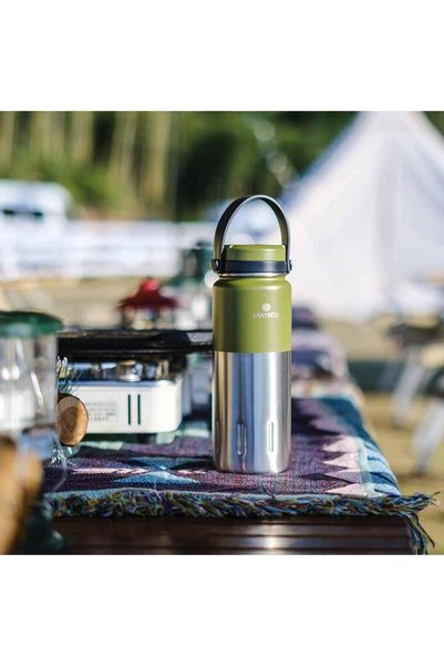Schafer Senteco Koya Ss Beverage Thermos 500 Ml-Green Tkebt Green