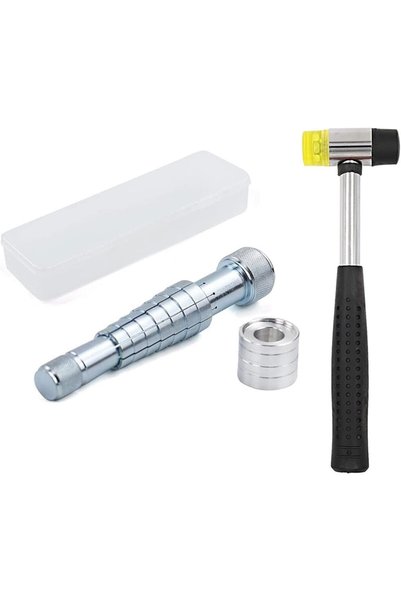 Generic Professional Ring Stretcher and Jeweler's Hammer Set - Steel Mandrel ...