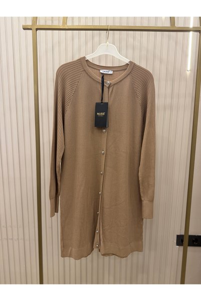 Nuss ÇİZGİLİ MERSERİZE HIRKA BOY 88 CM