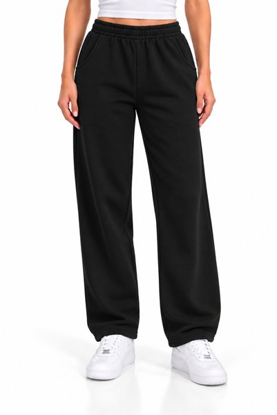 ENB1R MODA Pantaloni de trening UNISEX supradimensionați, cu picior larg, cu ...