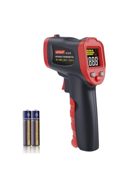 Wintact مسدس قياس الحرارة بالأشعة تحت الحمراء، -58 درجة ℉ ~ 1112 ℉   (-50 ℃ ~...