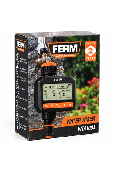 Generic Brand Programator irigații FERM WTA1003 – temporizator digital pentru...