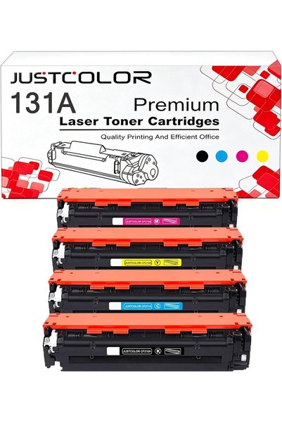 GENERAL خرطوشة حبر متوافقة من JUSTCOLOR بديلة لـ HP 131A CF210A CF211A CF212A...