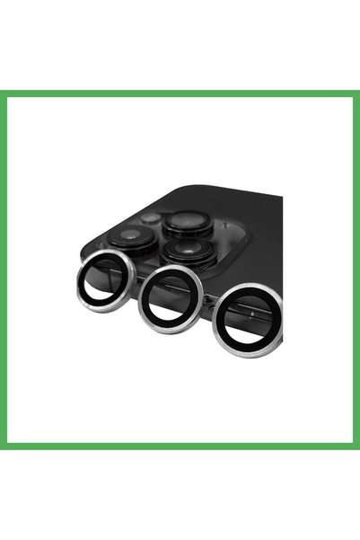 Nur store Çanta iPhone 15 Pro Max Compatible Raze Metal Camera Lens - Silver ...