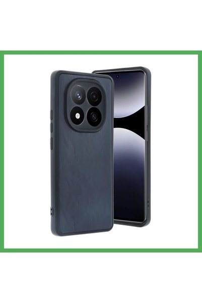 Nur store Çanta غطاء جلدي متوافق مع هاتف Redmi Note 14 Pro 5G - أزرق داكن BEZOSS