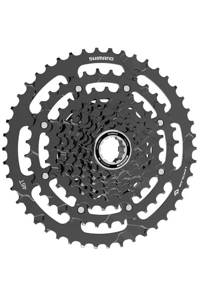 Shimano Κασέτα γραναζιών ποδηλάτου CUES CS-LG400, 9 ταχυτήτων, 11-36T, LINKGLIDE