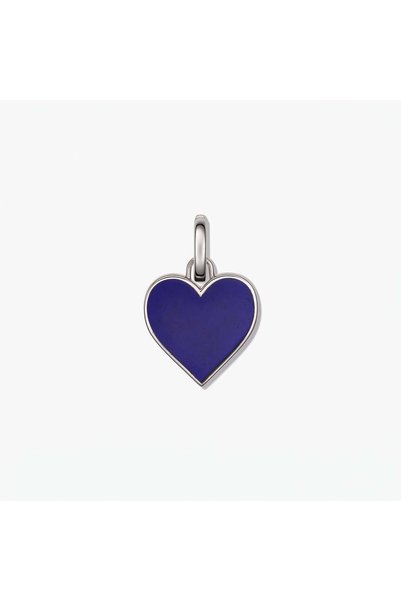 Indira Jewelry Pandantiv din argint Inimă - Albastru
