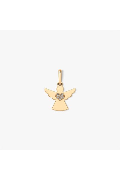Indira Jewelry Pandantiv din aur Love Keeper - Zirconiu