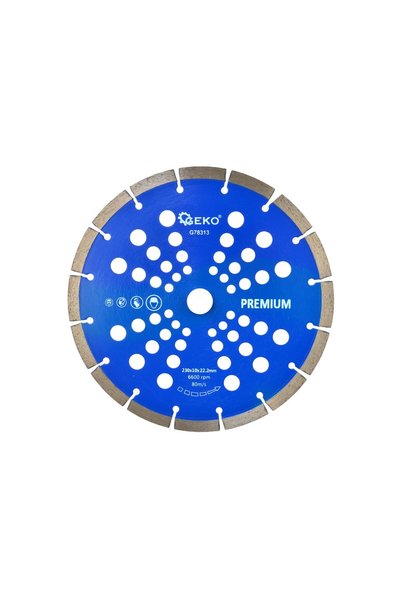 GEKO Disc diamantat segmentat 230x10x22,2mm, G78313