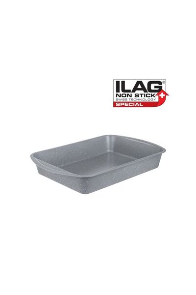 Jumbo ILAG Ορθογώνιο Αντικολλητικό Μεταλλικό Ταψί 45x30x7 εκ.