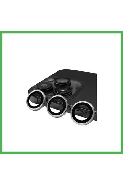 Nur store Çanta Raze Metal Camera Lens Compatible with iPhone 13 Pro Max - Si...