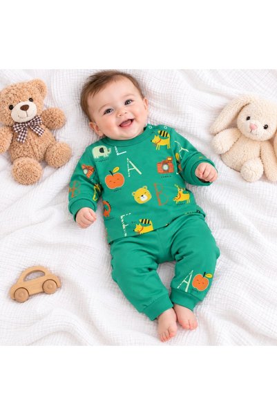 BEBELON Cute Baby Set with Alphabet Print