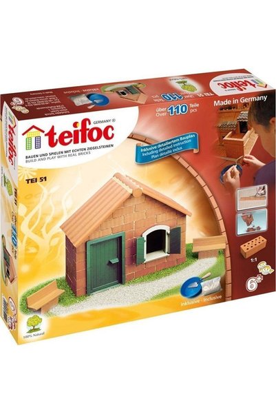 Teifoc Σετ Κατασκευής με Τουβλάκια για Παιδιά 6+ Ετών_TEI51