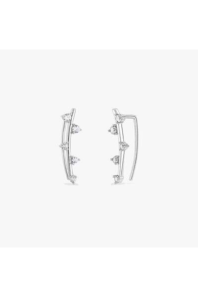 Indira Jewelry Cercei din argint Ivy - Zirconiu