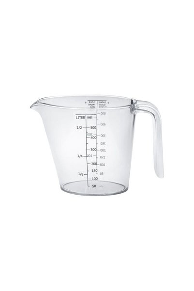 Jumbo Cana de Masurare din Plastic Transparent 500ml