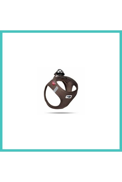 Curli Vest Dog Harness Air-Mesh Brown 3XS Nyjoybz