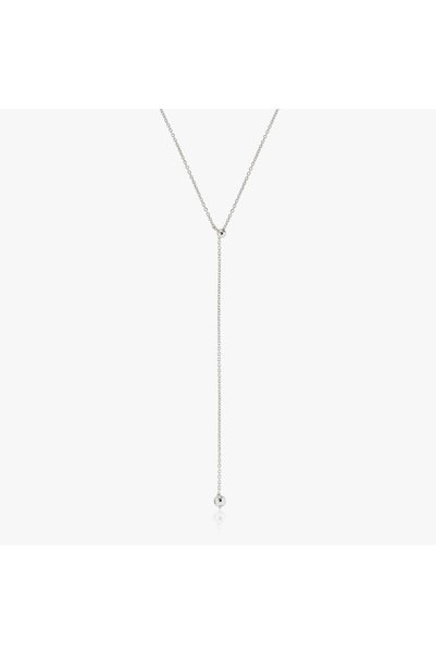 Indira Jewelry Silver Bola Necklace