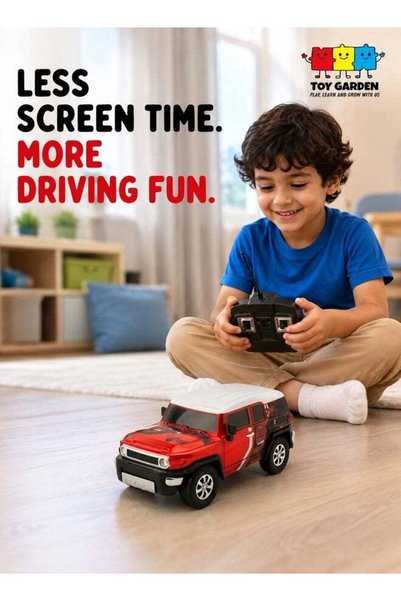 TOY GARDEN 1:24 Scale Off-Road SUV Rechargeable RC Car – High-Speed Remote Co...