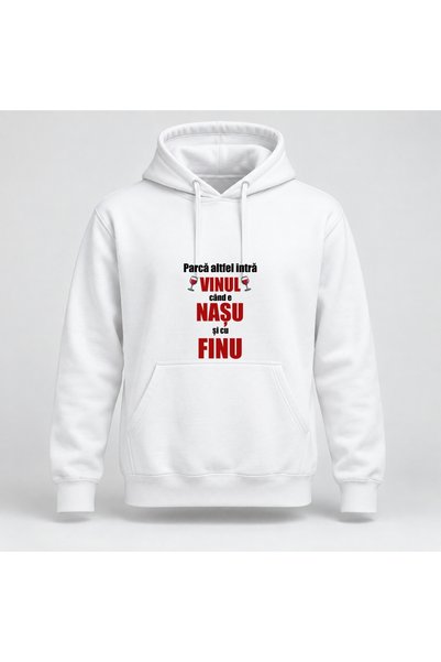 Fabricacucadouri.ro Hanorac personalizat Parca altfel intra vinu cand e nasu ...