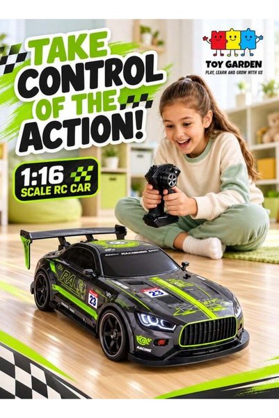 TOY GARDEN Remote Control Racing Car 1:16 Scale, High Speed RC Drift Car with...