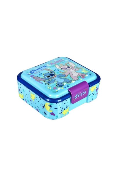 Jumbo Caserola cu 3 Compartimente Bleu & Model Stitch - 1280ml