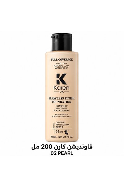 KAREN Carn Foundation 200ml 02 Fearl