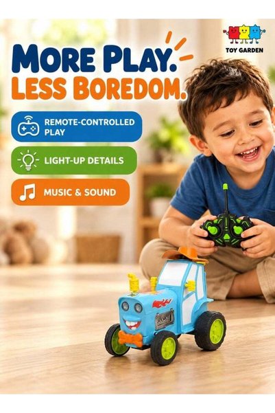 TOY GARDEN Rechargeable Crazy Jumping RC Car for Kids Ages 3+, Remote Control...