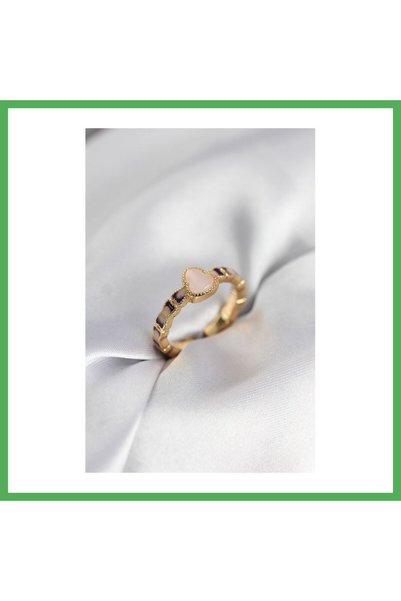 Nur store Çanta Gold Color Enamel Gourd Model Women's Ring Bezoss