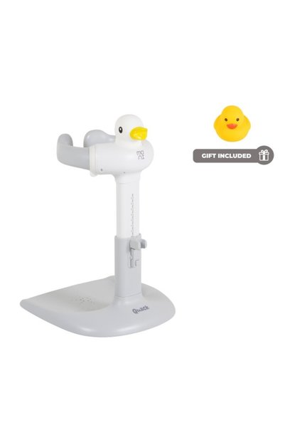 Moni Baby Bath Stand Quack Gray, Adjustable, Duck with Sounds, Duckling Gift,...