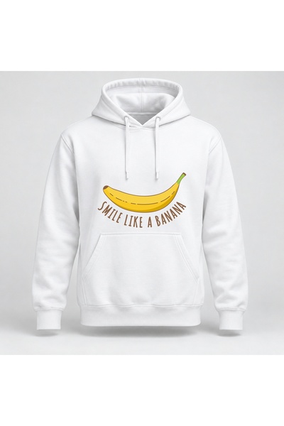Fabricacucadouri.ro Hanorac personalizat Smile like a banana
