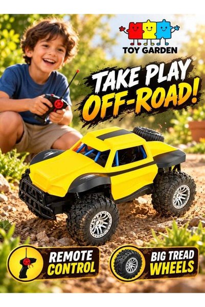 TOY GARDEN Monster Truck Remote Control Car | 2WD High-Speed Racing 2.4G Elec...