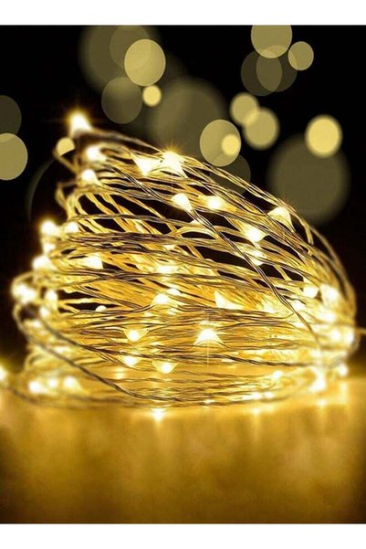 Generic 50 LED Waterproof Battery Operated Fairy Twinkle String Lights Yellow...