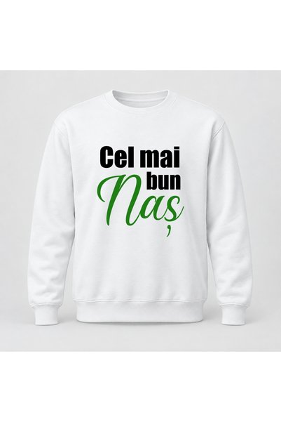 Fabricacucadouri.ro Pulover personalizat Cel mai bun nas, verde