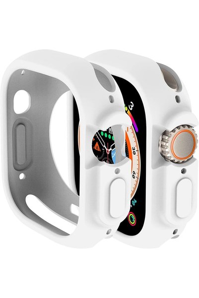 SYOSI Compatible for Apple Watch Ultra 2 49mm Case, Slim TPU Bumper Cover Ant...
