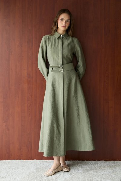 Melike Tatar Rochie cu curea 32-2752