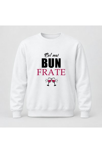 Fabricacucadouri.ro Pulover personalizat Cel mai bun frate, model pahare